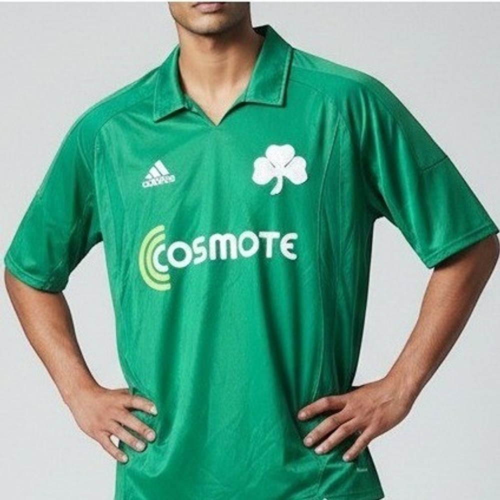 Adidas Greek Football Jersey Panathinaikos 2008 Collector Soccer FIFA World Cup‎